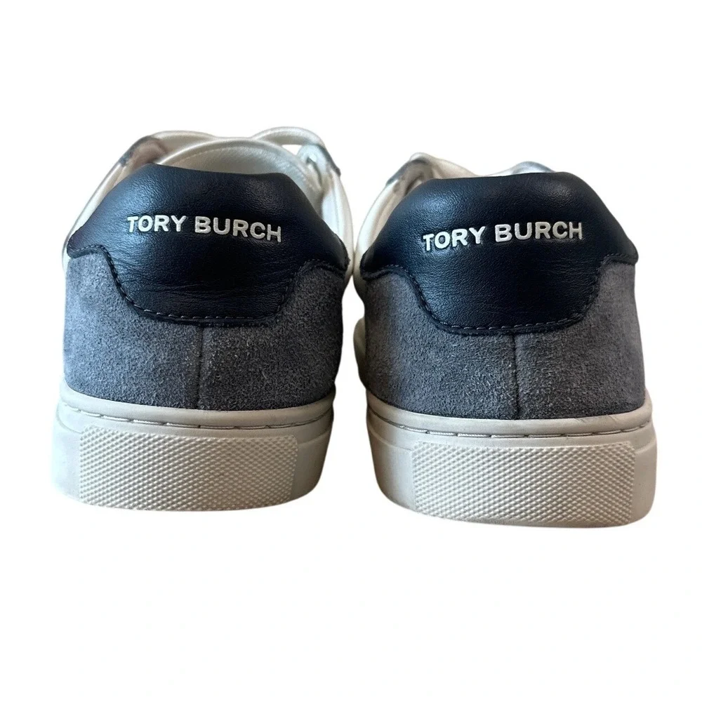 Tory‎ Burch Color Block T Logo Leather Sneakers 9.5 Box Style 161131